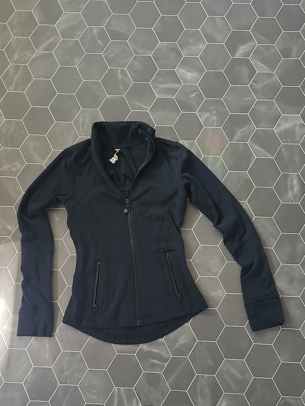 lululemon athletica Black Zip-Up Utility Jacket